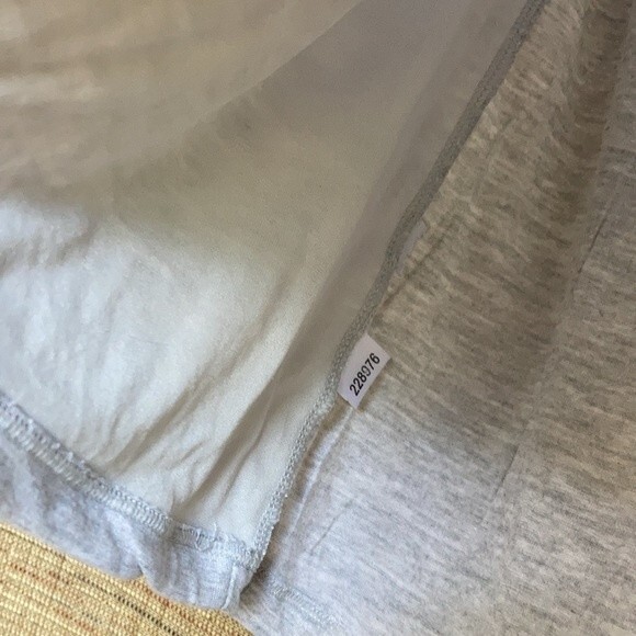 Ann Taylor metallic shine cotton tank top color grey - Picture 3 of 4